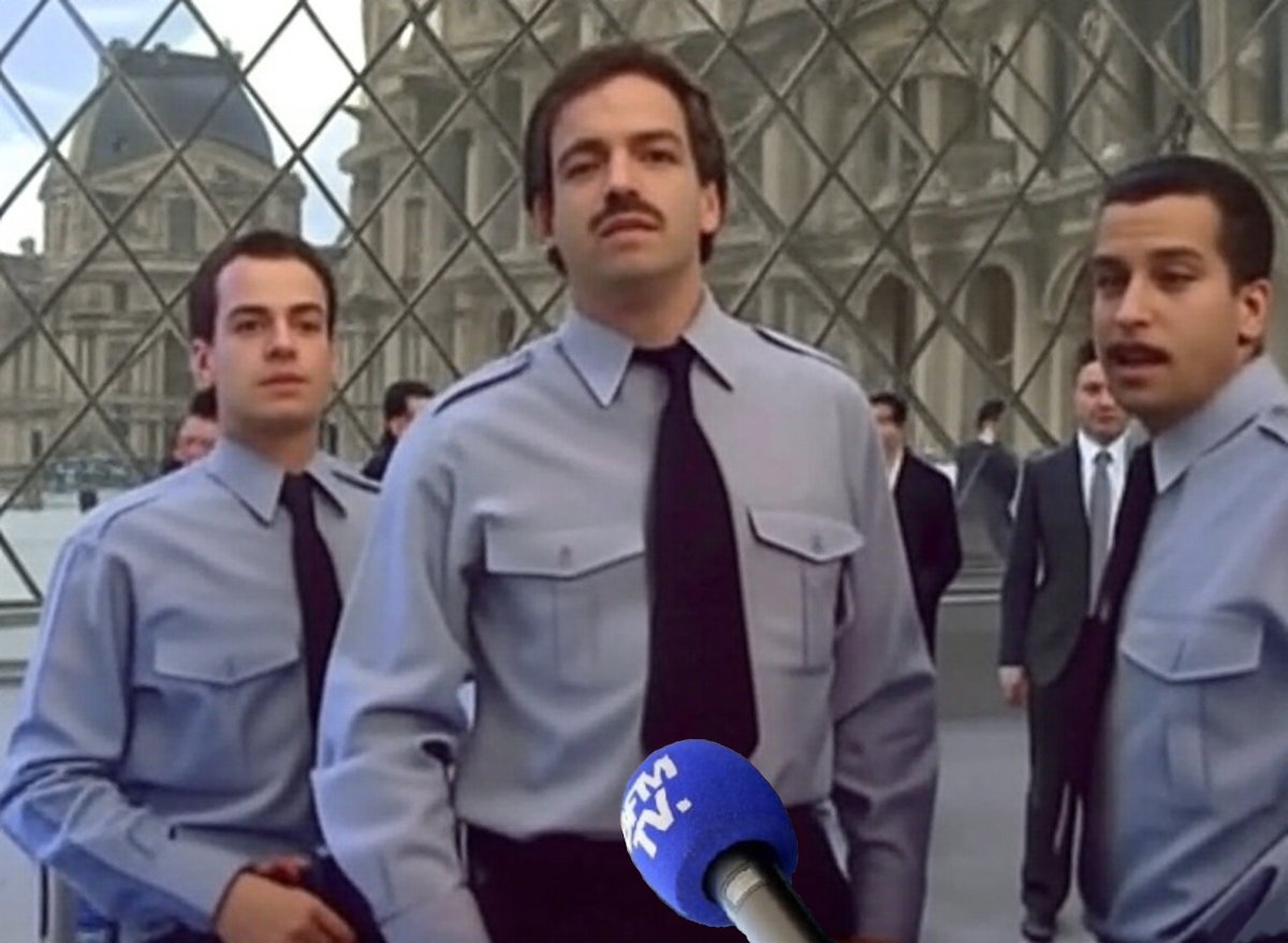 #louvre ...Cambriolage au Louvre : les agents de sécurité assurent qu'à fortiori ils “avaient juste cligné des yeux une seconde”...