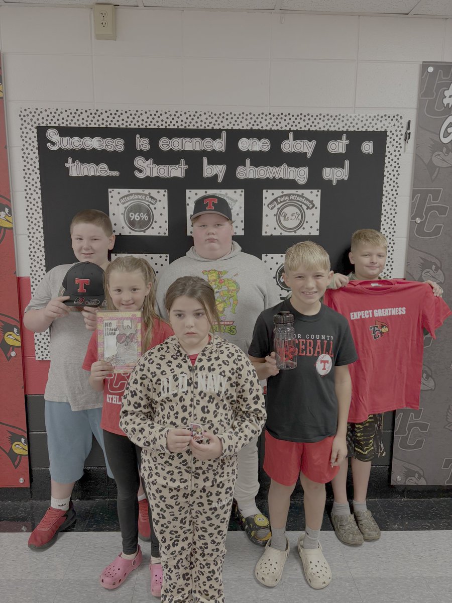 TC_Schools_KY's tweet image. The TCIS attendance winners for the week of Oct 13-Oct 17 are Skylar Watson, Kinley Hollins, Kase Gaines, Keagan Robertson-Davis, Brock Wise &amp;amp; Denver Coomer!

These students were selected from a drawing of all students who were present every day last week. 

#tcpride #tcis