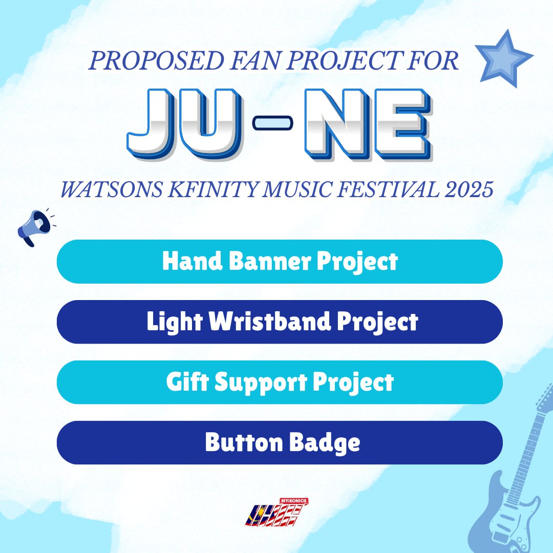 MYiKONICS's tweet photo. 🎸WATSONS KFINITY MUSIC FESTIVAL 2025 🎸

We are pleased to announce our proposed fan project:

💙JU-NE🤍

Please refer to the poster below for more details.

#KFINITYinKL #구준회 #준회 #ジュネ #아이콘 #iKON @tkwpcnfak @iKONIC_143 https://t.co/QBYvfUxUjS