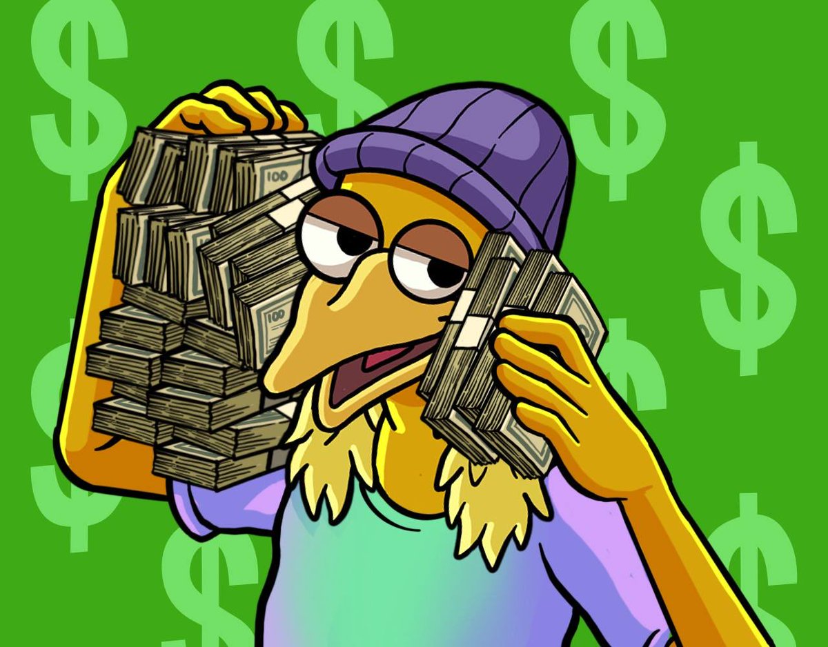 AssamVict0r's tweet image. @SOLbirddog 

“Hello? Yeah, it’s Birddog. I can’t hear you over all this $BAG.” 💰📞
#Birddog #CryptoRich #Solana