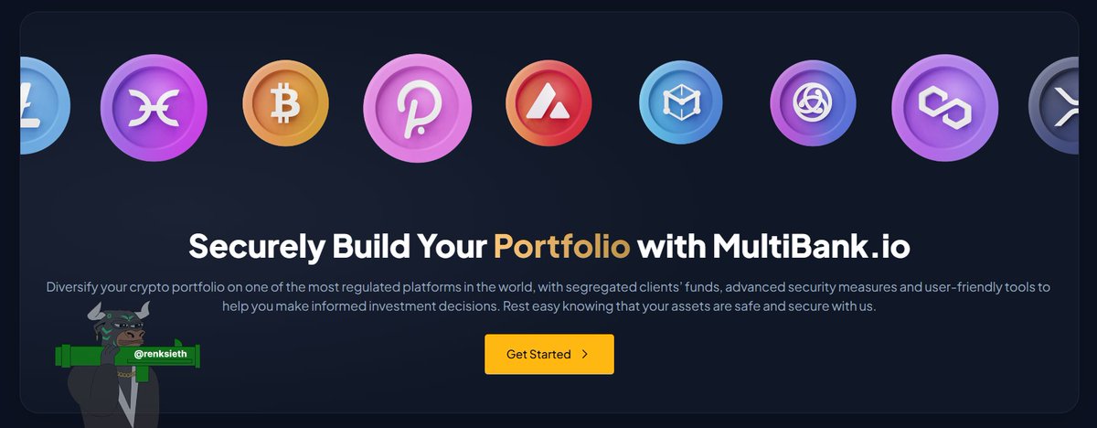 renksieth's tweet image. Building your crypto portfolio shouldnt feel risky but it should feel secure

@multibank_io gives you a regulated, safety-first platform with segregated funds, robust security and the tools to make smarter investment decisions

Trade confidently and sleep peacefully