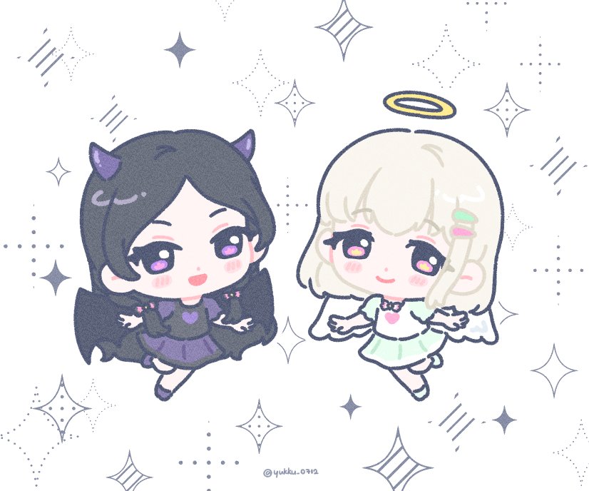 天使と悪魔🤍🖤
#precure #キミプリ