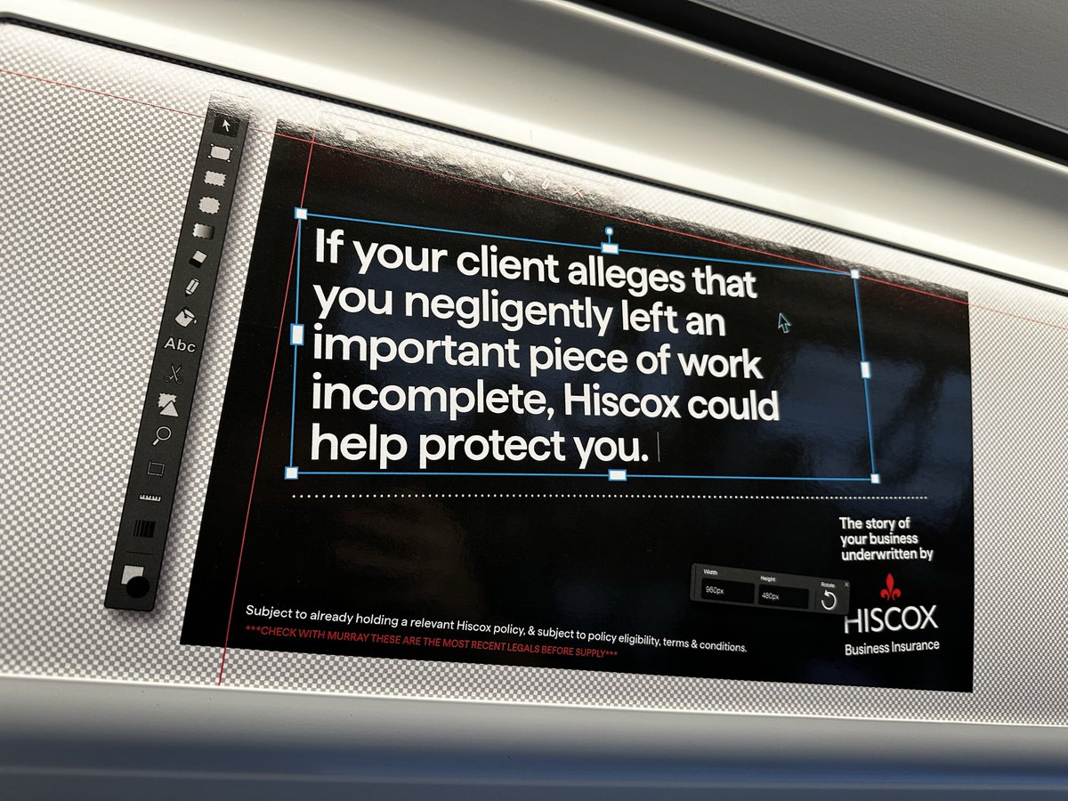 How many people had to see this before it went out lol. Zoom in on the bottom left. Bet the budget for this was big too.