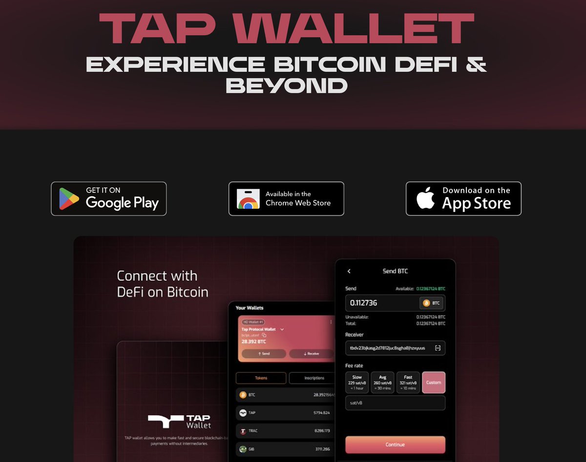 tap_protocol's tweet image. And if you&apos;re upgrading your $TRAC token to $TNK, download TAP Wallet now, and make sure you provide your Trac address at  staking.tracvalidator.com

Deadline October 31st! 🚨

Download TAP Wallet here:
tracsystems.io/tap-wallet/