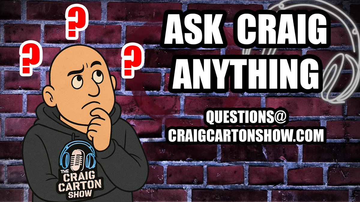 Breakfast Ball (@brkfstballonfs1) on Twitter photo Got questions for Craig? 
Hit us up at a questions@craigcartonshow.com 
No matter the topic <a href="/craigcartonlive/">Craig Carton</a> has the answer. Got questions for Craig? 
Hit us up at a questions@craigcartonshow.com 
No matter the topic <a href="/craigcartonlive/">Craig Carton</a> has the answer.