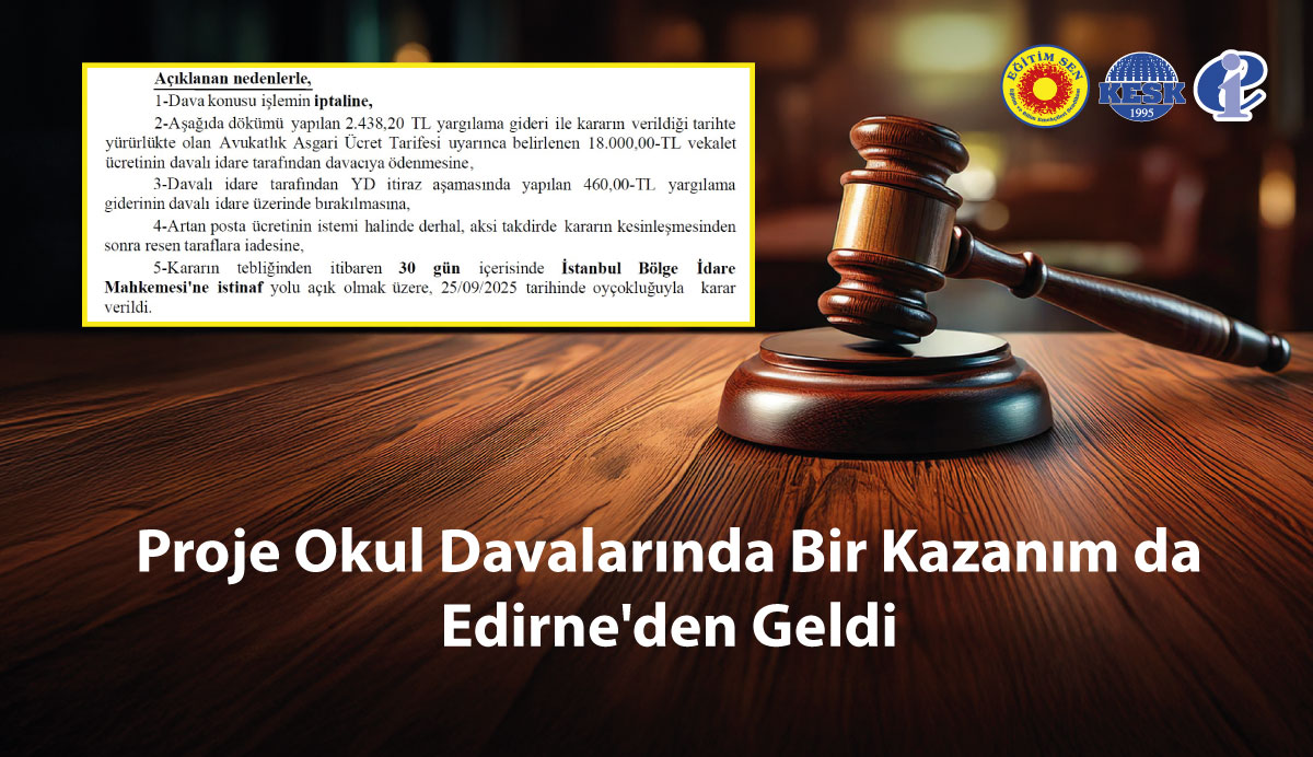 🔴Proje Okul Davalarında Bir Kazanım da Edirne’den Geldi
egitimsen.org.tr/proje-okul-dav…