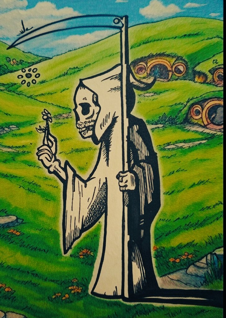 I4m166's tweet image. The White Dragon = &quot;#Follow Jesus, = I Do It For You, = &amp;amp; #NeedYourHelp. I = Time Intercept.&quot; 

Death, &quot;#HelloEveryone, isn&apos;t this flower the sweetest little thing. #Hmm.. it&apos;s life was plucked - its #essence stolen, and now is #destined to wilt and die. Who would do such a thing…