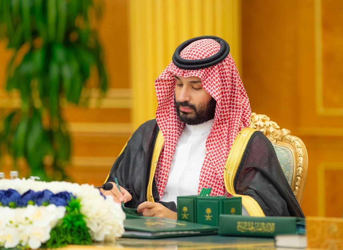 HRHMBNSALMAAN's tweet photo. سمو سيدي #ولي_العهد يرأس جلسة #مجلس_الوزراء في الرياض. https://t.co/QLLKkyEwMa