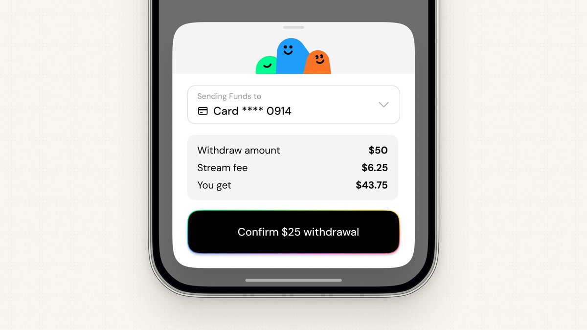 dmiiiitrii's tweet image. brand sprint for Stream, an app that lets you access pay in real time