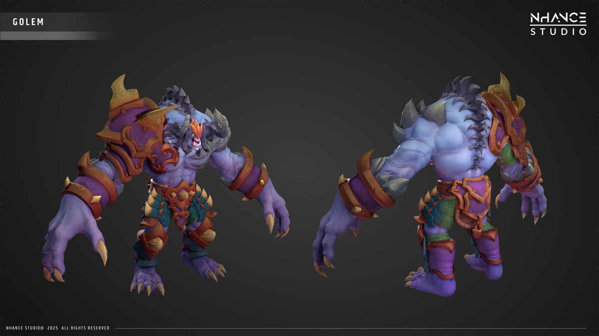 AlexNhance's tweet image. Golem model for our studio

 #Stylized #GameDev #Zbrush