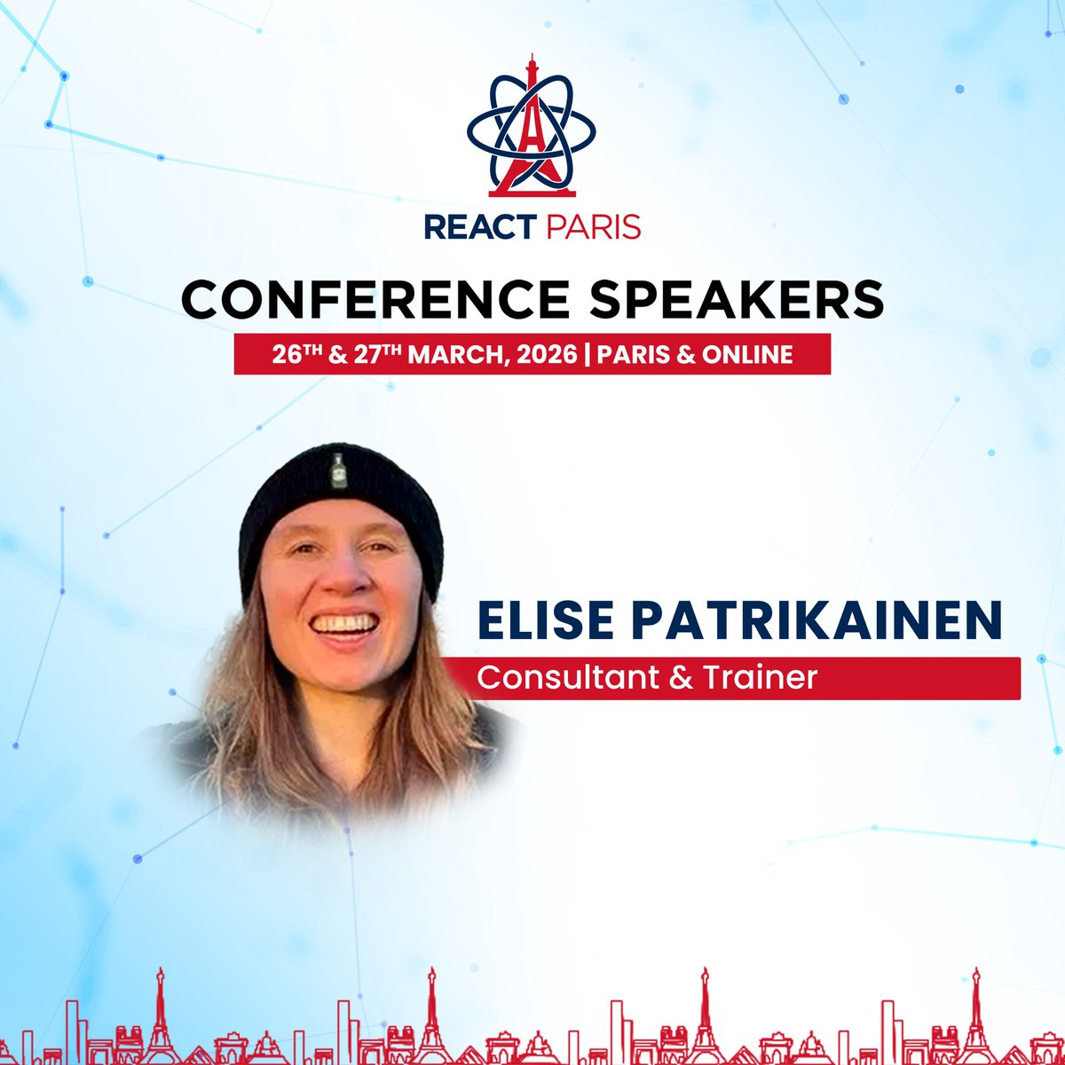 BeJS_'s tweet image. Meet & learn with @ElisePatrikain1 at React.Paris 🚀
Frontend lead and consultant, Elise is passionate about #conferences and speaking opportunities🤗. She's into #Vuejs, but got a #Reactjs thingy to tell us!
Join her !?
👇🏽 Apply to #speak or grab your #earlybird