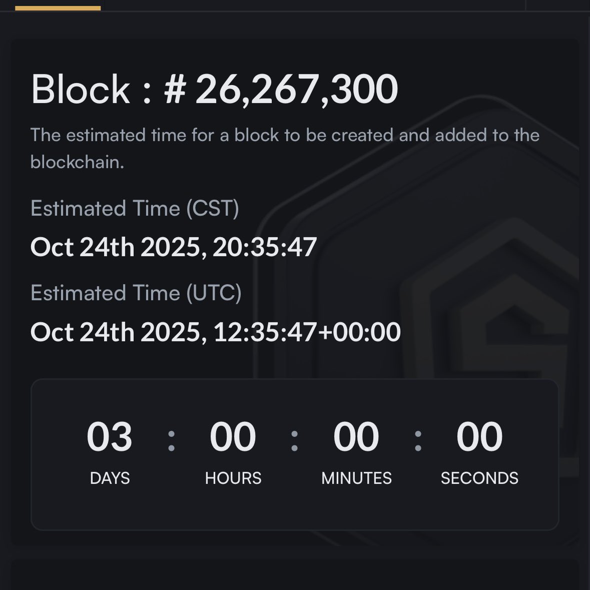 ShentuChain's tweet image. v2.16.0 goes live in 3 days! 
Shentu Chain keeps building. 

⏳Upgrade Countdown:
[mintscan.io/shentu/block/2…]

📰The Release: 
[github.com/shentufoundati…]

#Shentu $CTK #BlockchainUpgrade #Governance #Cosmos