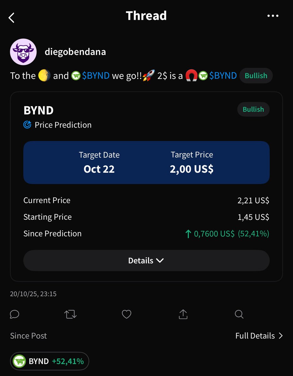 diegobendana911's tweet photo. Not even 10am and $BYND we go 🎯 https://t.co/H0ys8MJWWW