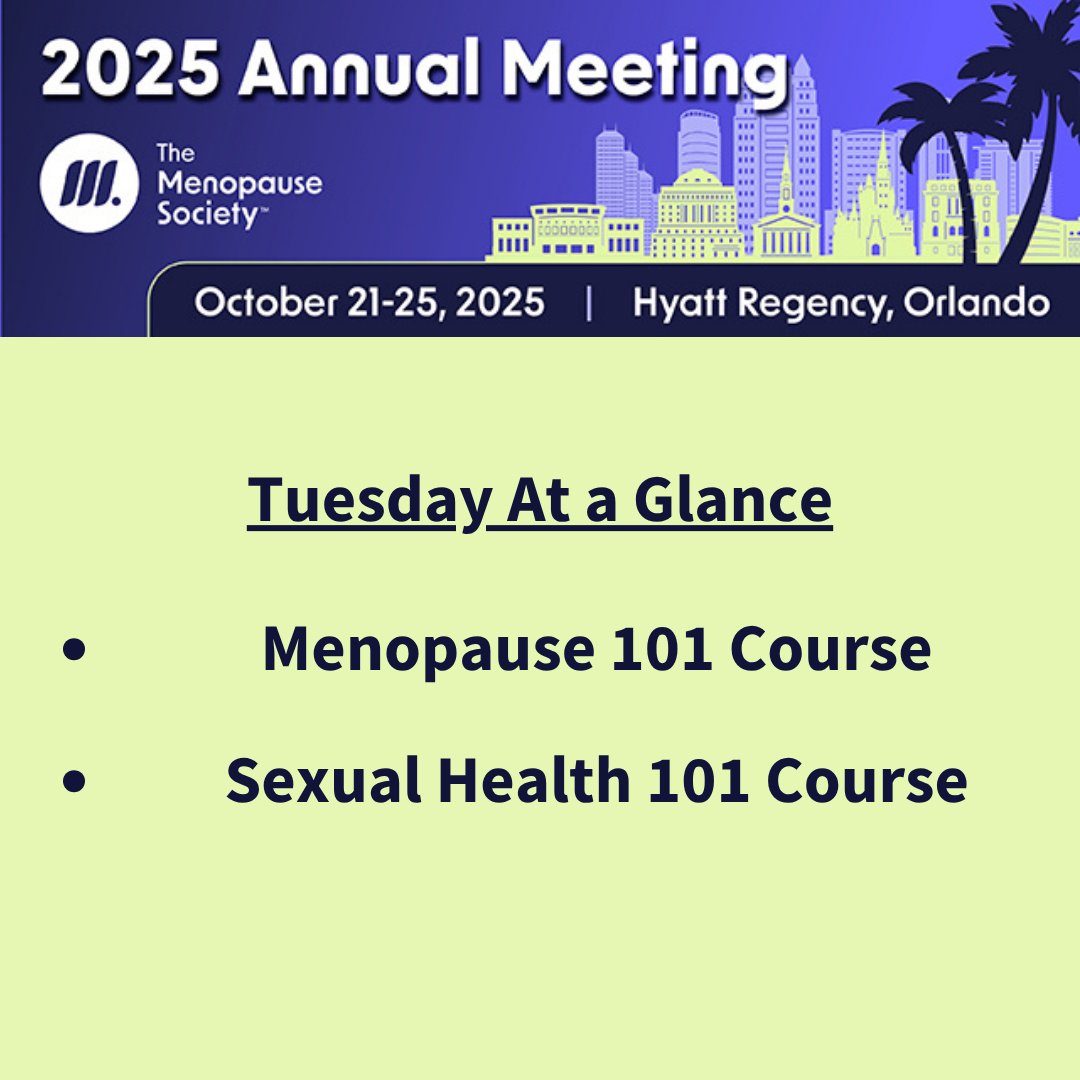 MenopauseOrg's tweet image. The #Menopause101 course reviews menopause basics and an evidence-based framework for managing menopause signs and symptoms. 

The #SexualHealth 101 course reviews diagnosis of sexual problems, treatments, and more.
 
View menopause.ondemand.org.
 
#menopauseeducation