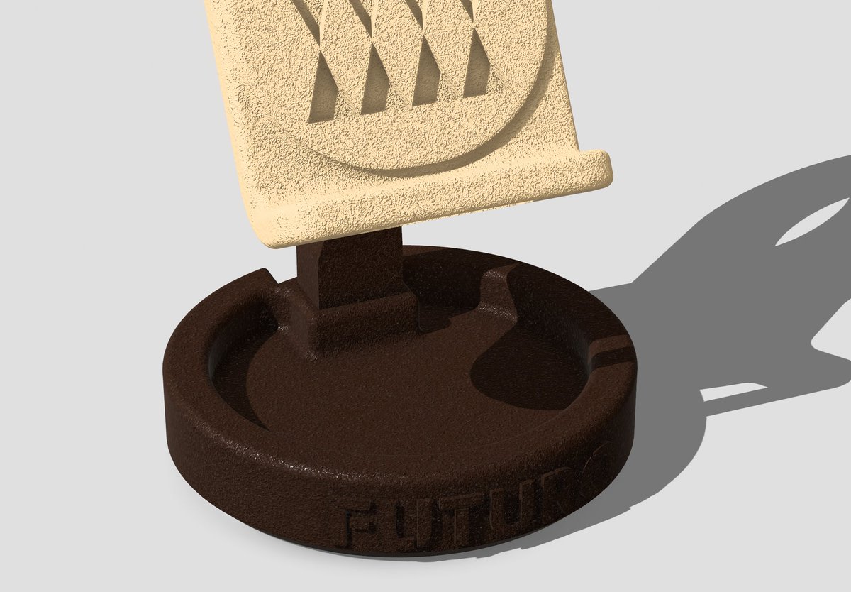 craftedbyfuturo's tweet photo. Otuoju is a phone stand redesigned for the quiet moments between use. It holds your device not as a tool, but as a companion in stillness, where form, function, and reflection meet. https://t.co/8TnAiUs8m7