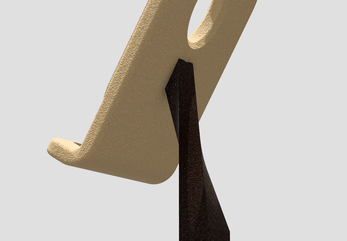 craftedbyfuturo's tweet photo. Otuoju is a phone stand redesigned for the quiet moments between use. It holds your device not as a tool, but as a companion in stillness, where form, function, and reflection meet. https://t.co/8TnAiUs8m7