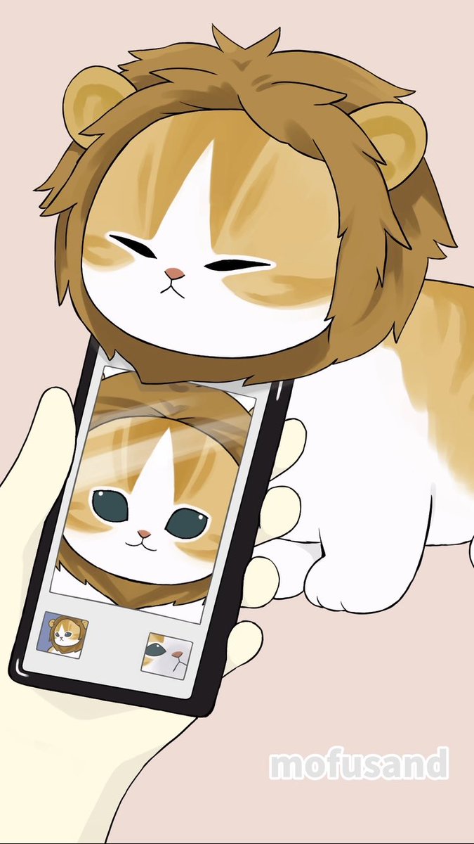 mofu_sand's tweet image. 携帯ばかり見ちゃイヤ！