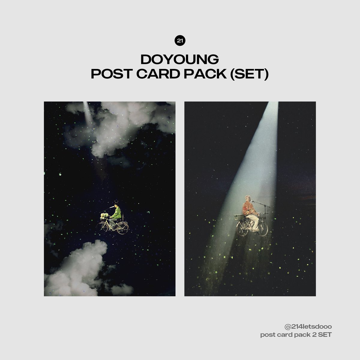 214letsdooo's tweet photo. #RT
DOYOUNG POST CARD PACK (SET)

2장 1세트 구성.
🗓️판매 일정 : ~ 2025.10.25 (토) 23:59 KST
🔗 https://t.co/whK7DZ9nYv

알티 추첨을 통해 두분께 엽서 세트를 보내드립니다. https://t.co/7sDzgvzQDU