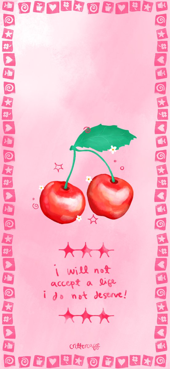 crittercaffe's tweet image. free wallpaper! 🍒
— kindly rt before use, pls don’t remove watermark! 🙏