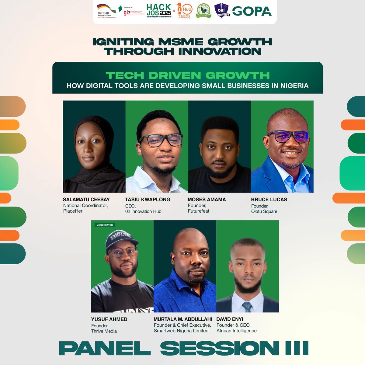 nHubNG's tweet photo. Panel Session 3: Tech-Driven Growth — How Digital Tools Are Transforming Small Businesses in Nigeria 🇳🇬 

Digital transformation is no longer the future — it’s happening now! From marketing to operations, technology is helping small businesses grow smarter, faster and stronger. https://t.co/gDB4fAIgqT