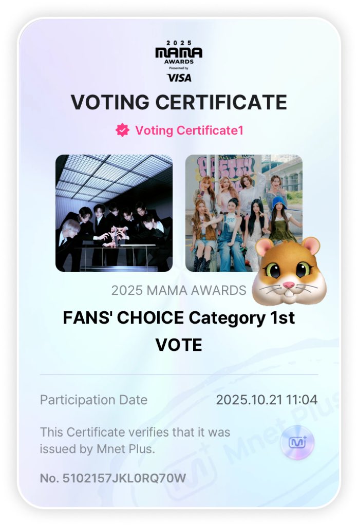i vote for #enhypen on #2025MAMAVOTE