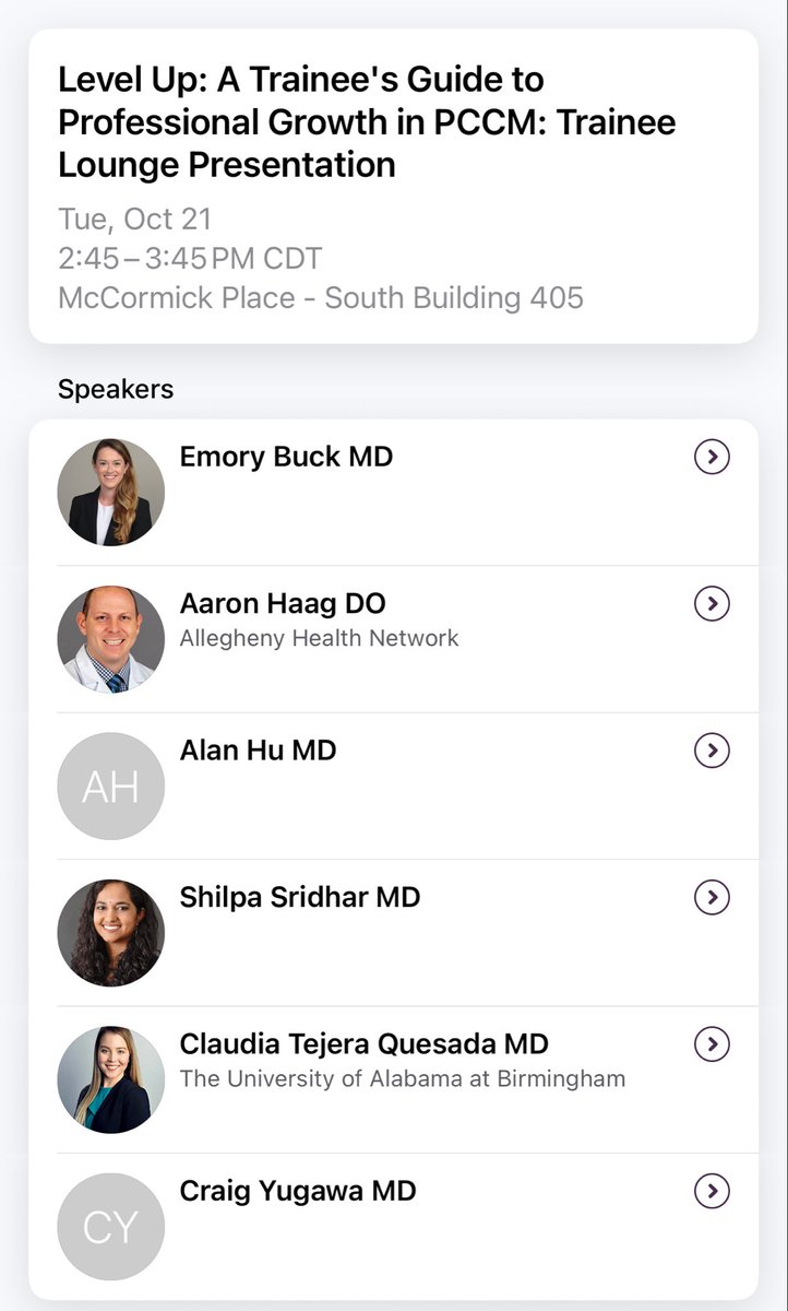 Claudia Tejera, MD (@clautejera) on Twitter photo Having trouble navigating the conference networking scene? Unsure about finding a mentor? Feeling lost when it comes to starting your CV?
We got you! Come hang out with us today at the Trainee Lounge and let's connect!
#CHEST2025 #CHESTSoMe #MedEd #PCCM #WomenInCHESTMedicine Having trouble navigating the conference networking scene? Unsure about finding a mentor? Feeling lost when it comes to starting your CV?
We got you! Come hang out with us today at the Trainee Lounge and let's connect!
#CHEST2025 #CHESTSoMe #MedEd #PCCM #WomenInCHESTMedicine