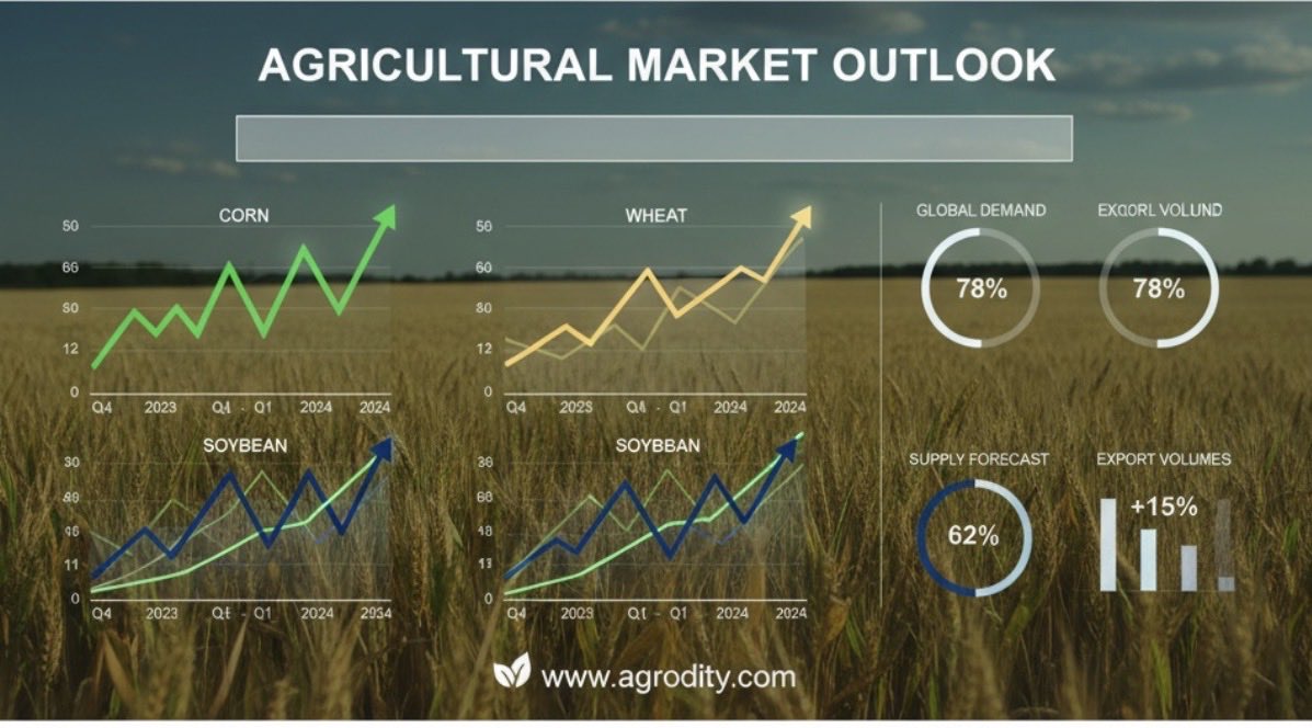 📊 GRAIN MARKET UPDATE | Oct 21

Mixed signals overnight:
🌽 Corn: Dec +1/4¢;
🫘 Soybeans: Nov +4.5¢ (4-week high!);
🌾 Wheat: Down 1/4–3/4¢.

🚨 China hasn't booked ANY U.S. soybeans yet—normally 10-15M tons by now. Brazil's extra 46M tons could mean they skip us entirely this
