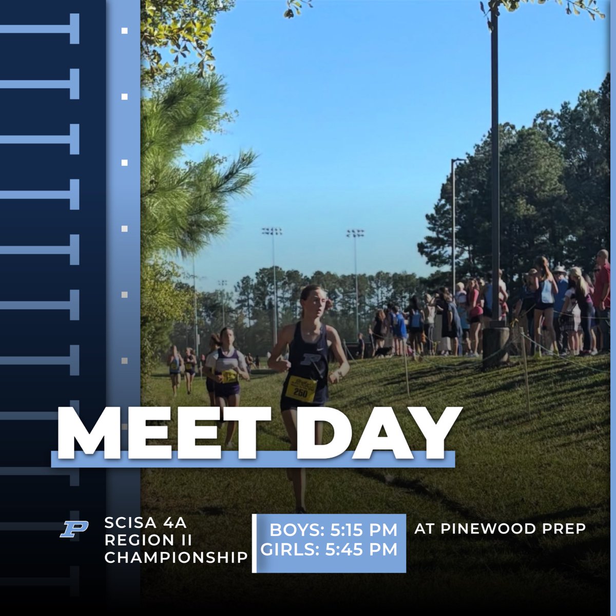 🏃‍♂️🏃‍♀️ Cross Country is at home today competing for Region Titles!
The boys hit the course at 5:15 pm, followed by the girls at 5:45 pm.
Come out and cheer them on—Go Panthers! 💙🤍💙