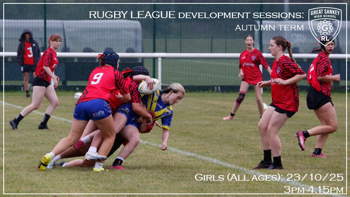🌟 Girls’ Rugby League – All Ages! 🌟
Come try rugby league, have fun, and develop your skills – no experience needed! 🙌🏉

📅 Thursday 23 Oct 2025
🕒 3:00–4:15pm

All abilities welcome – bring your friends and get involved! 💪✨

#GirlsRugby #RugbyLeague #TrySomethingNew