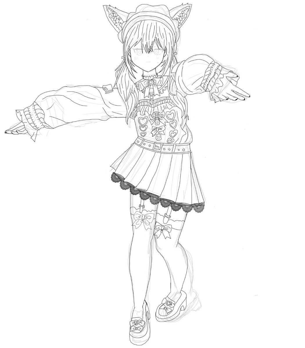 ミュリシアちゃんのイラスト見たいけど全くないから自分で描いてやる！
ぶいちゃのミュリシアちゃんたち、イラスト完成させるモチベください！