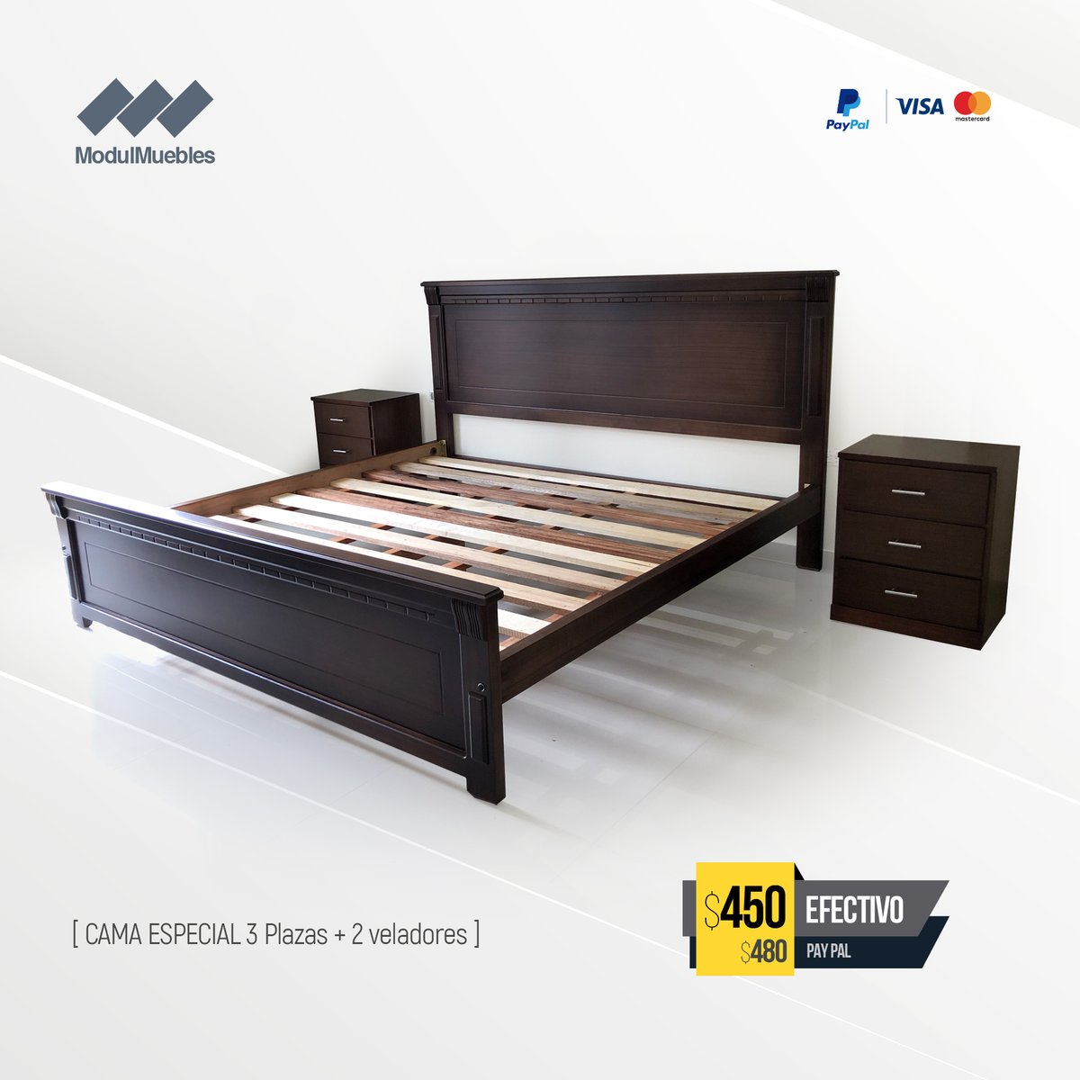 ModulMuebles's tweet image. 🪵 MUEBLES DE MADERA A PRECIO DE FÁBRICA 🔥
¡Ahorra hasta un 50% comprando directamente a la fábrica!
🚛 Entregas e instalacion en todo el país
🏠 Fábrica: Vía Cuenca – Gualaceo, km 25
📲 Catálogo: wa.me/c/593984755709
🌐 modulmuebles.com
📞 098 475 5709
#ModulMuebles