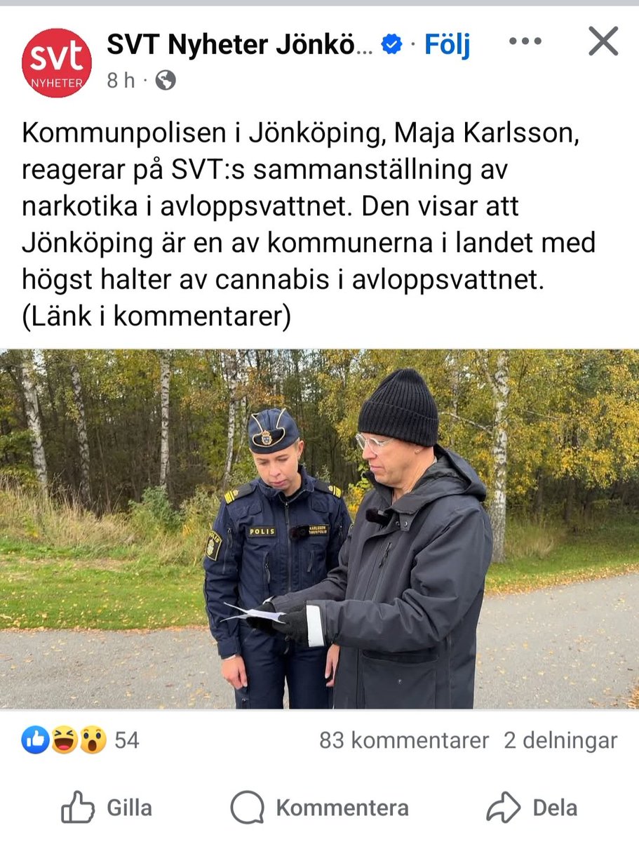 Måste vara pågrund av hängflaggan.