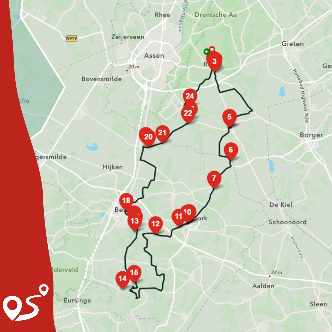 OpFietseDrenthe's tweet photo. Van Rolde tot de top van de VAM-berg 💪

Dezelfde klim waar dit weekend de NIBC Tour of Holland finishte, ligt nu voor jou klaar! 🚴‍♂️

74 km Drentse pracht – bossen, dorpen en een vleugje wielerheroïek.

#OpFietse #VAMberg #Drenthe #Fietsroute #OpFietseInDrenthe https://t.co/RJUyUhik0B