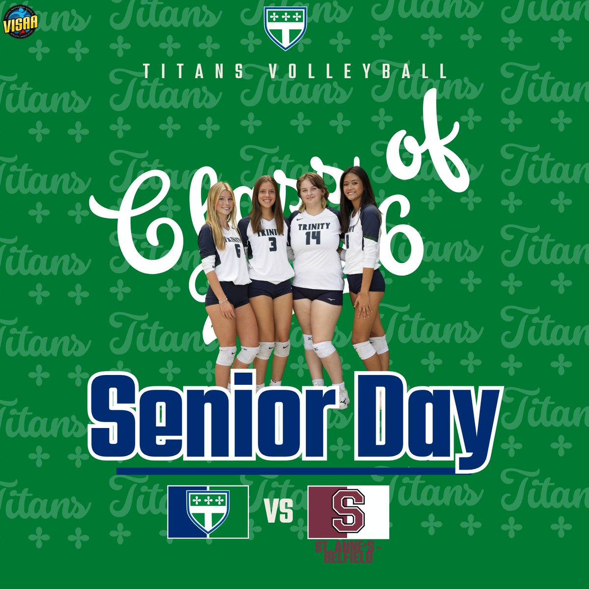 Trinity Athletics (@tes_athletics) on Twitter photo Be sure to come out to Estes for volleyball senior night! They have St. Anne's-Belfield coming to town so make sure to celebrate the members of the senior class
Broadcast <a href="/TESPNathletics/">TESPN</a> 
youtube.com/@TESPNathletic…
Let's Go Titans! Be sure to come out to Estes for volleyball senior night! They have St. Anne's-Belfield coming to town so make sure to celebrate the members of the senior class
Broadcast <a href="/TESPNathletics/">TESPN</a> 
youtube.com/@TESPNathletic…
Let's Go Titans!