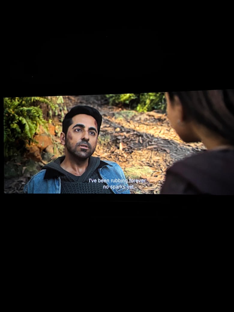 Just watched #Thamma  a soul-touching film that beautifully captures the essence of love, loss, and family bonds. 💖 Every scene feels heartfelt, and the performances are simply brilliant. The storytelling flows like poetry, making you laugh and tear up at once. Truly a cinematic