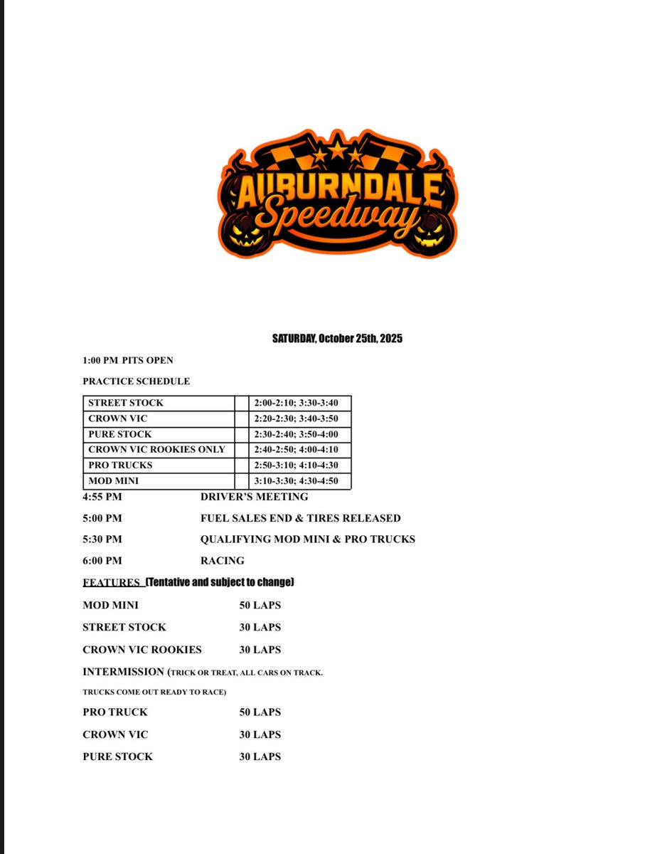 Auburndale Speedway (@a_dalespeedway) on Twitter photo 