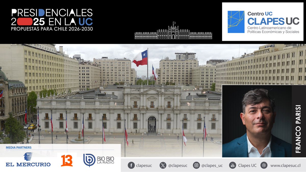 CLAPES UC (@clapesuc) on Twitter photo EN VIVO 🔴| Seguimos en nuestro cuarto seminario Presidencial 2025: Propuestas para Chile 2026-2030 | Conversando con <a href="/ParisiPDG/">Franco Parisi Fernandez</a> 🗳️🇨🇱, dando inicio al primer módulo moderado por nuestra coordinadora legal <a href="/MooreKarin/">Karin Moore</a>, dedicado a uno de los temas, que según distintas encuestas más EN VIVO 🔴| Seguimos en nuestro cuarto seminario Presidencial 2025: Propuestas para Chile 2026-2030 | Conversando con <a href="/ParisiPDG/">Franco Parisi Fernandez</a> 🗳️🇨🇱, dando inicio al primer módulo moderado por nuestra coordinadora legal <a href="/MooreKarin/">Karin Moore</a>, dedicado a uno de los temas, que según distintas encuestas más