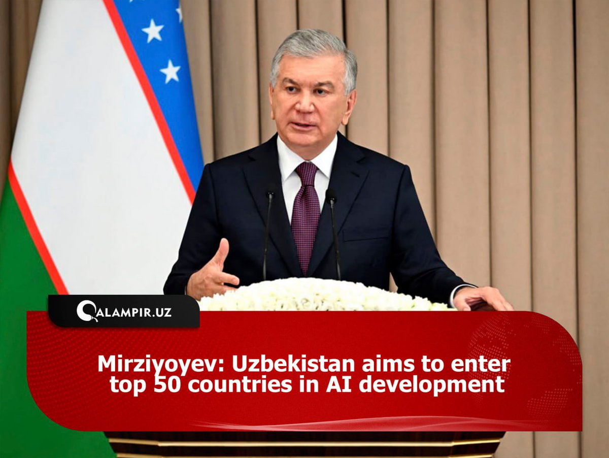 Mirziyoyev: Uzbekistan aims to enter top 50 countries in AI development

Read more  👉qalampir.uz/en/n/125896