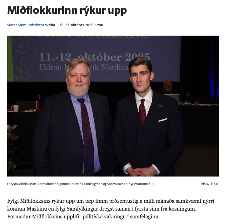 Snorri Másson tweet media