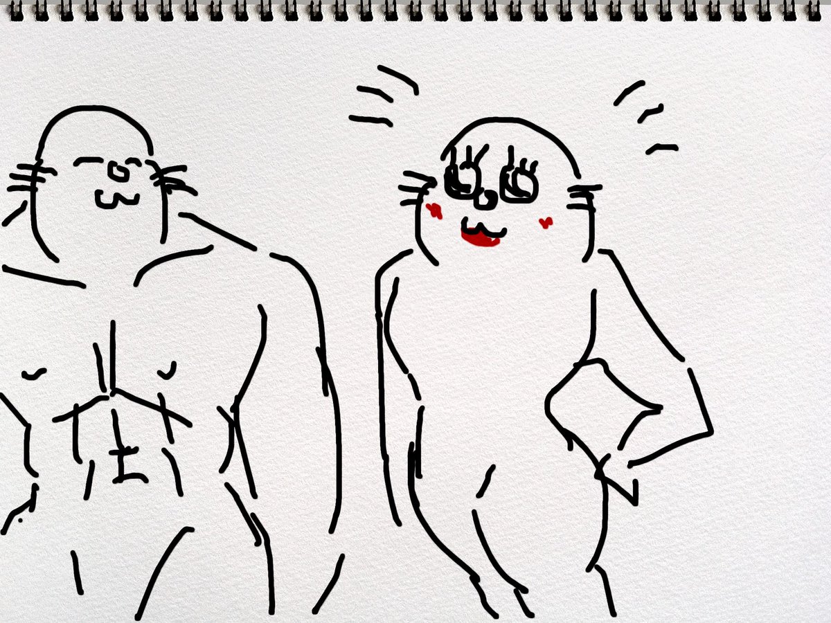 私の描いたヨメオカさんは、大体こんなだからな