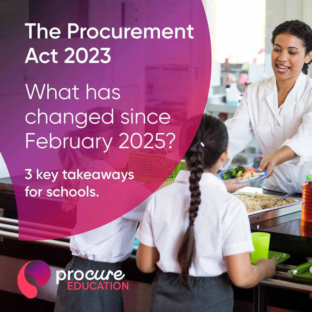 WeAreProcure's tweet photo. Read our full update on what’s happened since the Procurement Act came into force and how schools can navigate it with confidence: 

https://t.co/scNFZVpb9c https://t.co/e8zQdoO0jV