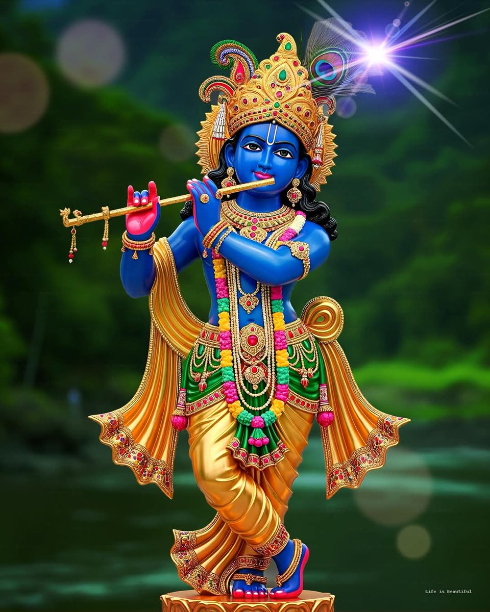 GorA013's tweet image. कृष्ण की भक्ति में जो अपना मन लगाए,
उनके जीवन में श्रीकृष्ण सदा सहायते!!
जय श्री कृष्ण राधे राधे!! 🌸✨