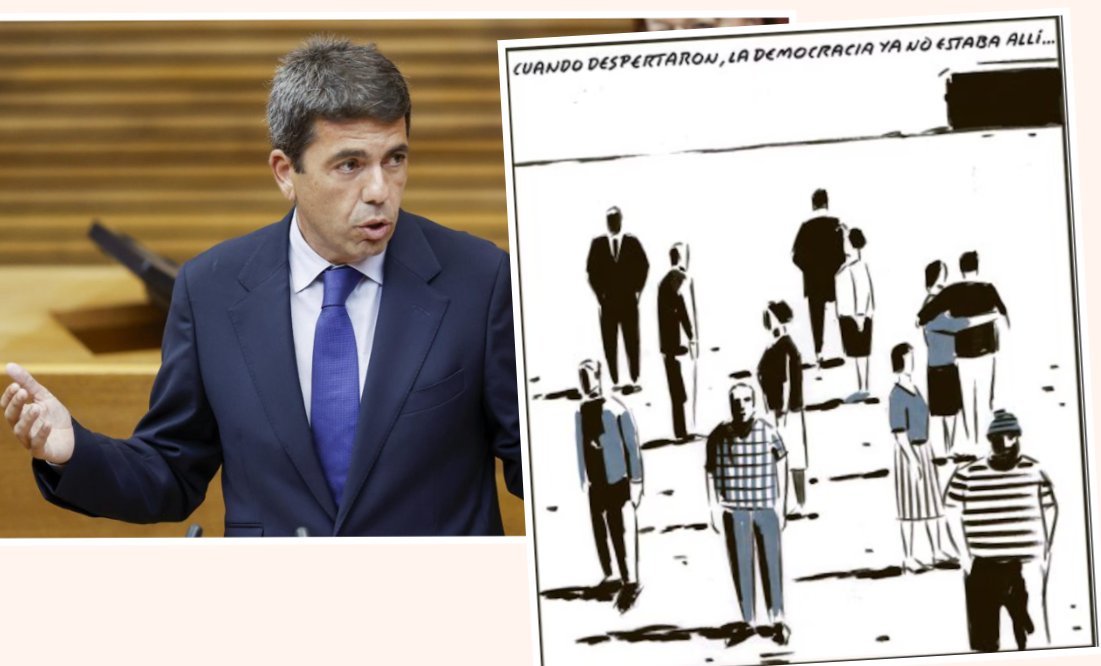 JuliaAlvaroPrat's tweet photo. 1⃣El PP de Carlos Mazón es a VOX lo que “Hacendado” a Mercadona, su marca blanca. El PP valenciano es pura ultraderecha, sectaria, antidemocrática y facha. Su debilidad podría explicar algún desliz pero no es eso, son ultras por convicción. Tiren del hilo. Esperen lo peor.🧵⬇️ https://t.co/QqkfKZzMx8