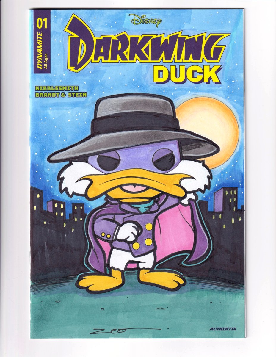zeolee3's tweet photo. Darkwing Duck &amp; Megavolt

[CC#276-277]
#funko #disney #darkwingduck #funkoart #funkopopart #blanksketchcover #darkwingduckfunkopop #funkoartist #funkocomiccover #funkoartwork #funkodisney https://t.co/50pgazaP4W