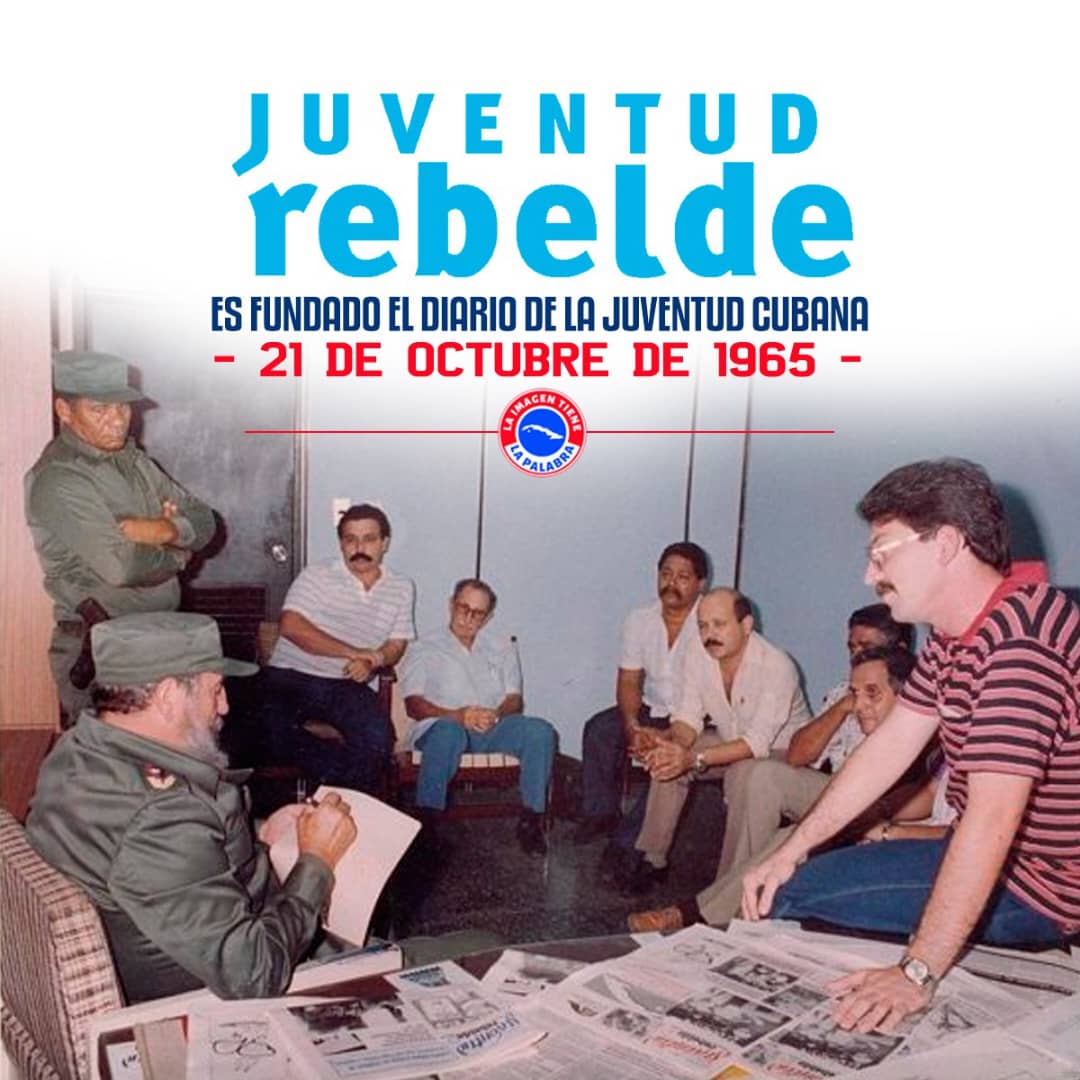 ReynaG40646's tweet image. 🇨🇺🌵🇨🇺#PoderPopular 
Se funda el Diario de la Juventud Cubana.