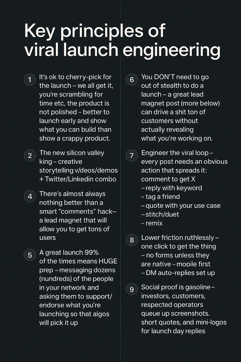ednevsky's tweet image. here’s how to launch your startup to 100s of thousands of impressions 👇

i’m sharing the full @nocap_so playbook - with practical tips &amp;amp; examples: nocap.so/viral

over the course of the last few years, I’ve seen thousands of founders go from 0 to 1 - shipping products,…