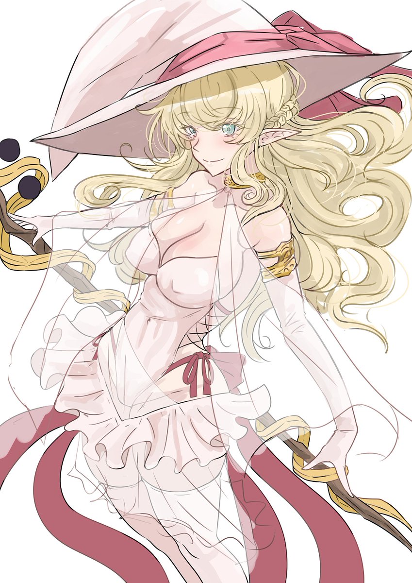 白メイジエルフ
この子ちゃんと描き直したいな。 