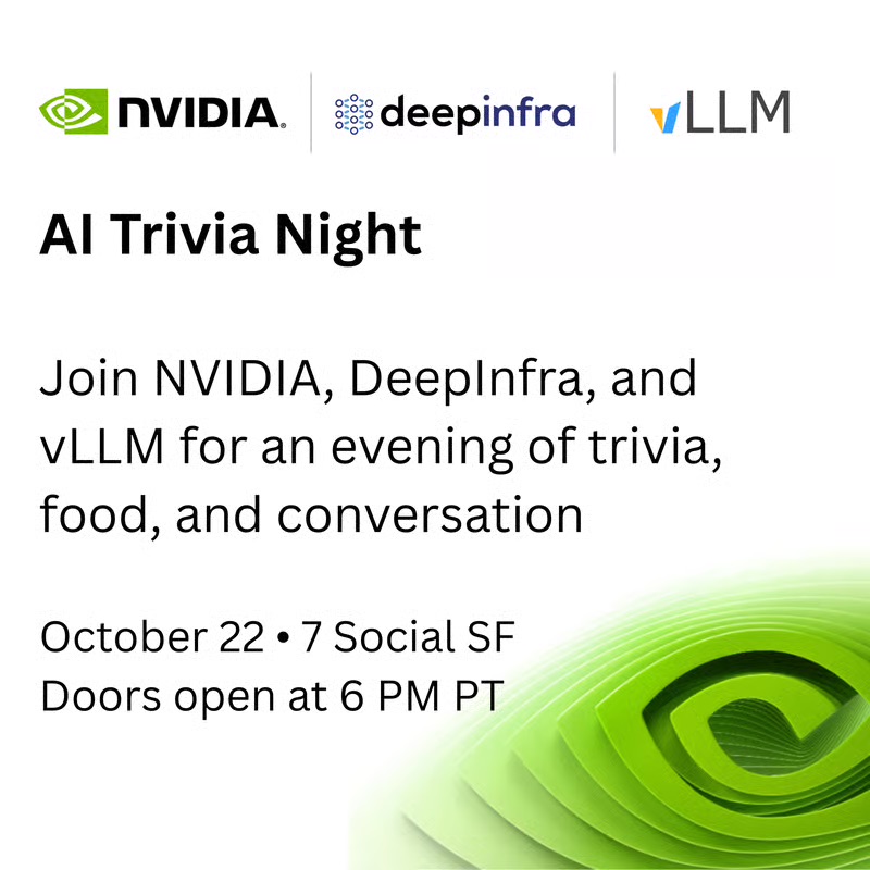 💡 vLLM @ Open Source AI Week！
1⃣ Wednesday, Oct 23 &amp; Thursday, Oct 24: vLLM @ Pytorch Conference 2025
🚀 Explore vLLM at PyTorch Conference 2025!
📅 Sessions to catch:
1. Easy, Fast, Cheap LLM Serving for Everyone – Simon Mo, Room 2004/2006
2. Open Source Post-Training Stack: