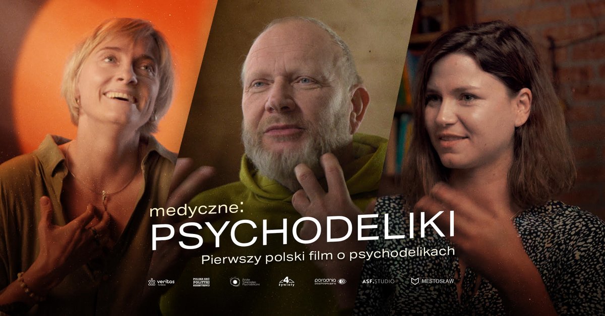 PSPNpl's tweet photo. 🎬 First Polish documentary about psychedelics in cinemas this November! Watch the trailer for “medical: PSYCHEDELICS” and share it❤️Join the premiere + debates with creators &amp; experts: Nov 17, 19 and 25
👇Tickets https://t.co/IiXkyAcDFX
#medycznepsychodeliki #film #psychedelic https://t.co/2Embv8dnM8
