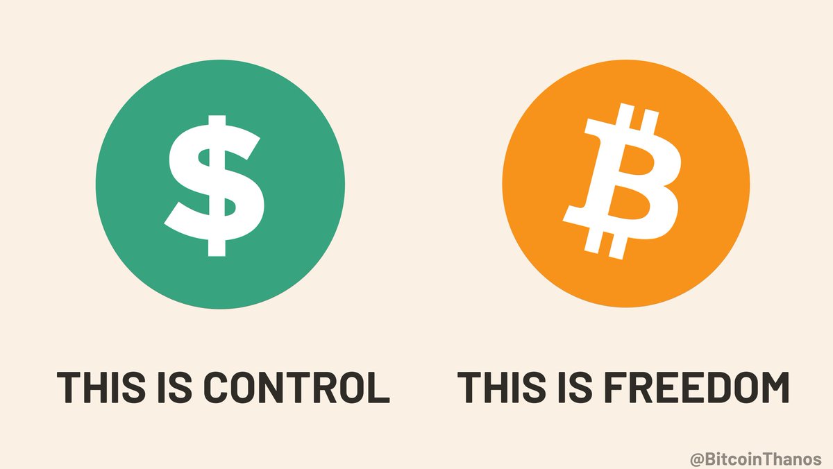 Simple as that. #Bitcoin